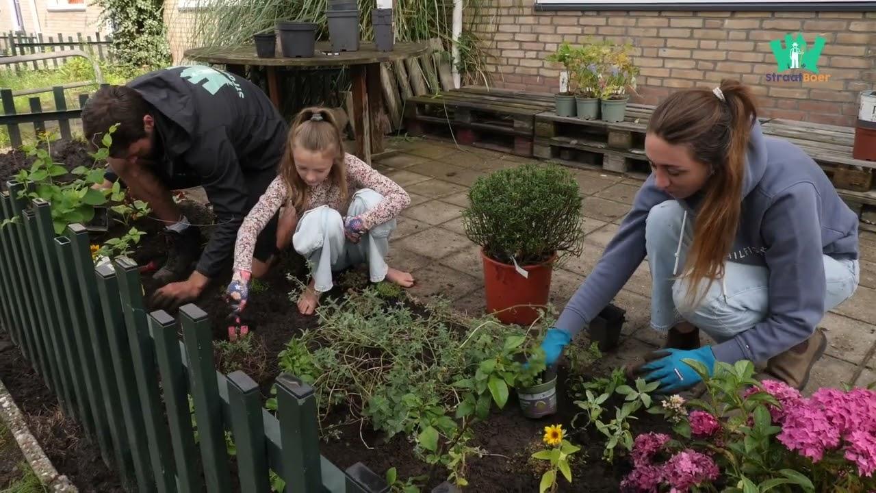 Vergroenen van versteende voortuinen in Groningen met de Straatboer Make-over. Doe je mee?